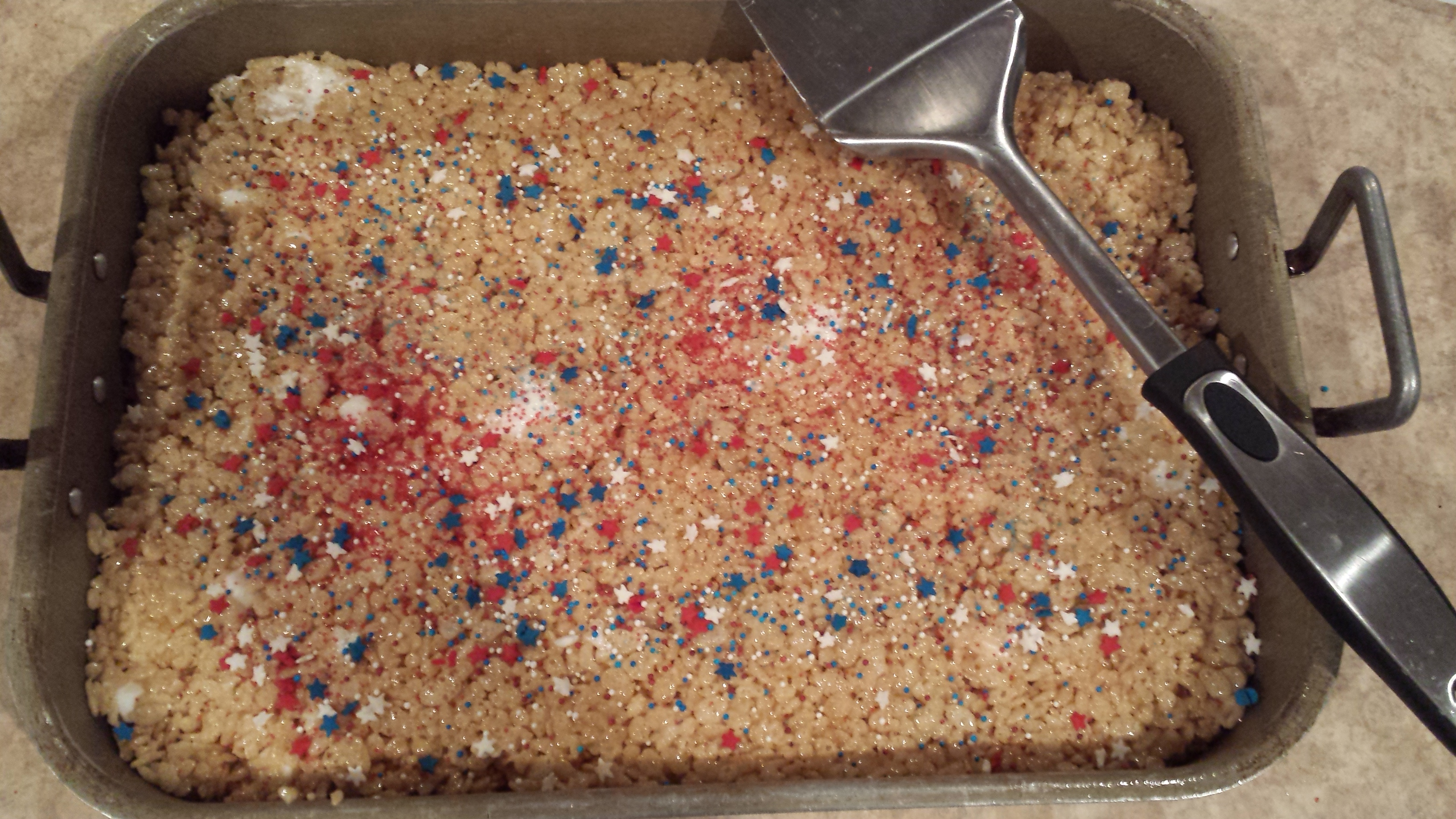 4th Of July Rice Cereal Treats
