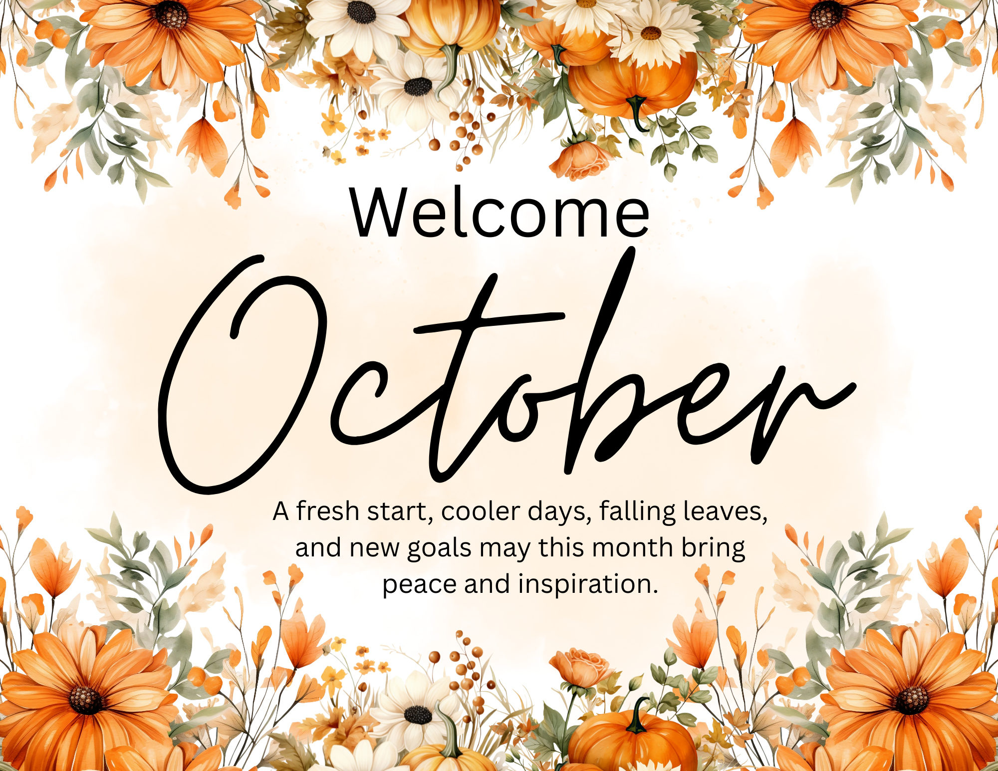 Welcome to October: Here’s to Fresh Starts and New Adventures